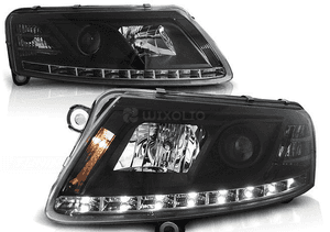 LAMPY Reflektory AUDI A6 C6 04-08 R LED DO JAZDY DZIENNEJ 1