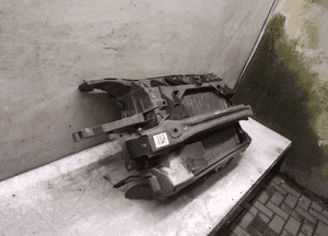 Pas przedni seat leon 2 ii 2.0TDI belka okular chłodnica wody wentylator obudowa zamek komplet 2