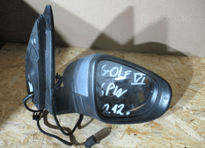 Lusterko prawe przód przednie vw golf vi 6 pin 4