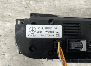 Mercedes c klasa W204 panel nawiewu klimatyzacji A2049009104 4