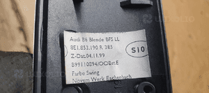 Listwa dekor deski konsoli Audi A4 B6 8E1853190 8E1853190R 6