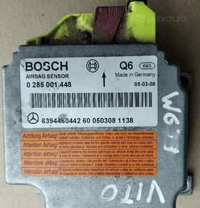 Mercedes Vito W639 W 639 moduł sensor sterownik poduszek airbag 6394460442 0285001448
