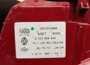 Lampa lewy tył tylna lewa Renault Clio III 8200886944 7