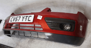 Zderzak przód przedni do ford focus MK2 ii halogeny A4 bordowy 3