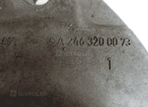 MOCOWANIE AMORTYZATORA ŁOŻYSKO PRZÓD SPRĘŻYNA A246 W176 C117 GLA CLA 6