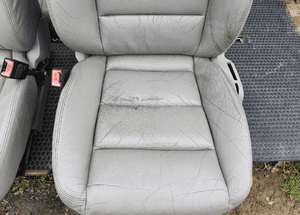 Fotele Kanapa Jasna Skora Platin Hell Grzane Elektryka Audi A4 B6 B7 8