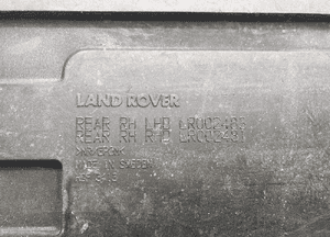 Dywaniki gumowe tylne oryginalne Land Rover Freelander 2 II 3