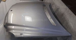 Maska pokrywa silnika mercedes benz W211 e klasa + grill 744 srebrny 3