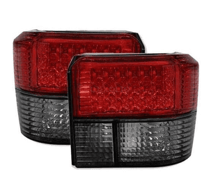 Lampy Tylne DIODOWE VW T4 90-03 RED SMOKE LED 2
