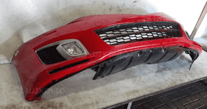 Zderzak przód przedni do mazda 6 gh ii 2 lift fl spryskiwacze lamp xenon czerwony halogeny 4