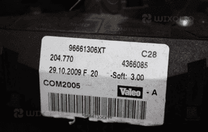 PEUGEOT CITROEN przełącznik zespolony pod kierownicę 96661306XT 2