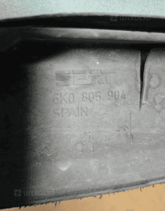 Spoiler dokładka  zderzaka hokej Seat cordoba  6K0805904 4