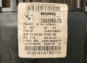 Licznik 9141478 Zegary Prędkościomierz Wskaźniki Diesel UK BMW 1 3 E81 E87 E90 E91 11