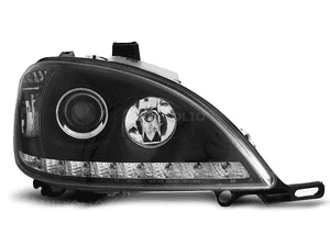 Lampy reflektory mercedes W163 ml 98-01R led black 2