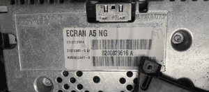 Licznik zegary oryginał ekran nawigacji navi Renault Scenic II 1.9 DCI 8200029616A 21670482-5 7