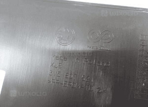Skoda superb 3 iii dokładka dyfuzor spoiler zderzaka tył 3V5807521 8