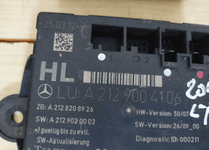 MERCEDES C 204  E 207 E 212 ML GL 164 moduł moduły drzwi zamka RÓŻNE NUMERY 15