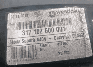 HAK HOLOWNICZY SKODA OCTAVIA II 2 SUPERB II 2 5