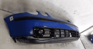Zderzak przód przedni do volkswagen vw polo 9N halogeny LW5Z niebieski akryl 2