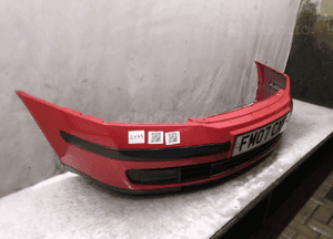 Zderzak przód przedni do skoda octavia ii 2 8151 czerwony 2
