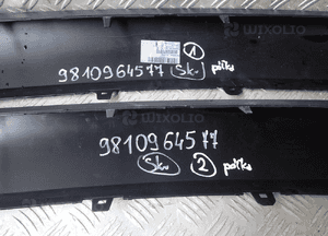 CITROEN LISTWA ZDERZAKA PRZOD 9810964577 DOSTĘPNEW 3 SZTUKI 4