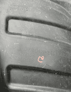 Nadkole lewy przod koleos lift 638412826R org fv 2
