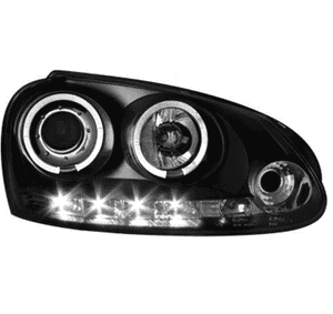 LAMPY REFLEKTORY VW GOLF V 5 OD 2003 DO 2009 Roku RINGI LED Soczewki  NOWE 3