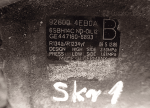 Renault nissan sprężarka klimatyzacji 92600 4EB0A 3
