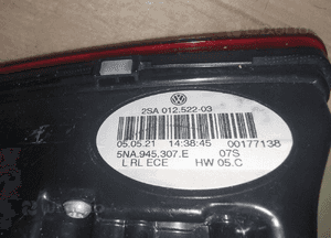 Volkswagen OE 5NA945307E lampa led 4
