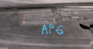 Pas przedni volkswagen vw polo 9N3 lift fl wzmocnienie czołowe belka chłodnica wentylator 2
