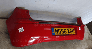 Zderzak tył tylny do mitsubishi colt 6 vi 5D 5 drzwi hb P04 czerwony 4
