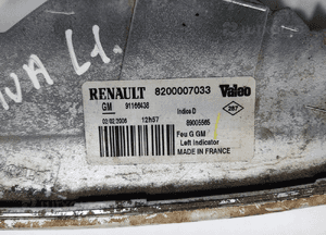 Kierunkowskaz lewy przód opel vivaro a 8200007033 91166438 2001-2006 5