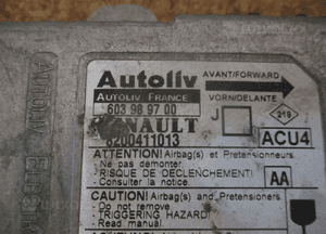 MODUŁ SENSOR AIR BAG RENAULT SCENIC II 8200411013 2