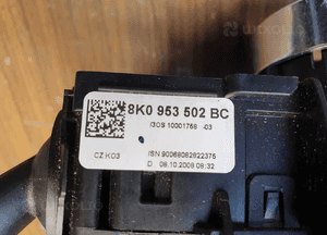Przełacznik 8K0953502BC Zespolony Pajak Manetka Kierunlkowskaz Wycieraczki FIS Audi A4 B8 A5 8T 11