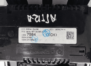 Wyświetlacz ekran deski rozdzielczej opel astra iv j 13267984 2012-2015 4