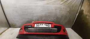 Zderzak przód przedni renault megane 3 iii OV727 czerwony halogeny 1
