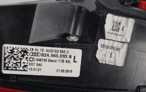 Lampa audi Q3 83A 2019-2021 led dynamic usa 2