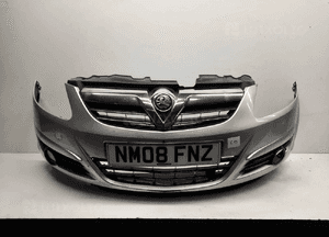 Zderzak przód przedni opel corsa d Z157 srebrny halogeny 1