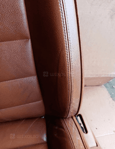 Fotele komplet kanapa boczki skóra ruda elektryczne VW Touareg 7L 11