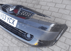 Zderzak przód renault megane ii NV676 czarny okazja wysyłka 2
