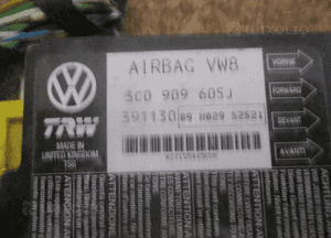 Moduł air bag vw passat B6 3C0909605J 2