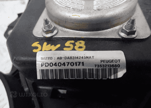 Poduszka airbag kierowcy 7353213680 boxer i 5