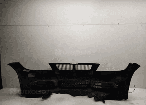 Zderzak przód przedni do bmw E90 E91 schwarz ii 2 czarny halogeny 7