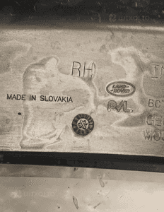 Land rover defender L663 listwa nakładka błotnika prawa lewa tył tylna oryginał 13