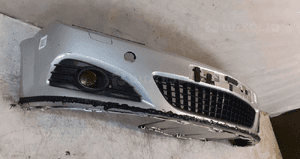 Zderzak przód przedni do opel astra h 3 iii gtc + halogeny kod kolor Z157 srebrny xenon 4