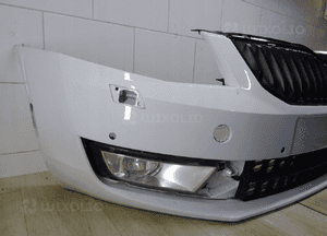 ZDERZAK PRZÓD SKODA OCTAVIA III 3 xenon 6PDC 5E0807221 3