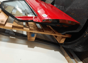 Drzwi przód przednie lewe do mazda 2 ii 2 gen. de 5D 5 drzwi hb czerwone 3