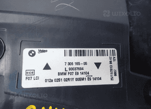Bmw 5 gt F07 lci 13-17 lampa led tył lewa 7306165 5