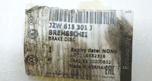 Tarcza hamulcowa przód octavia golf A3 caddy 288MM oe JZW615301J 1K0615301K 10