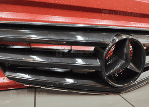 Mercedes c-klasa W204 lift grill atrapa kratka amg czarna oryginał 3